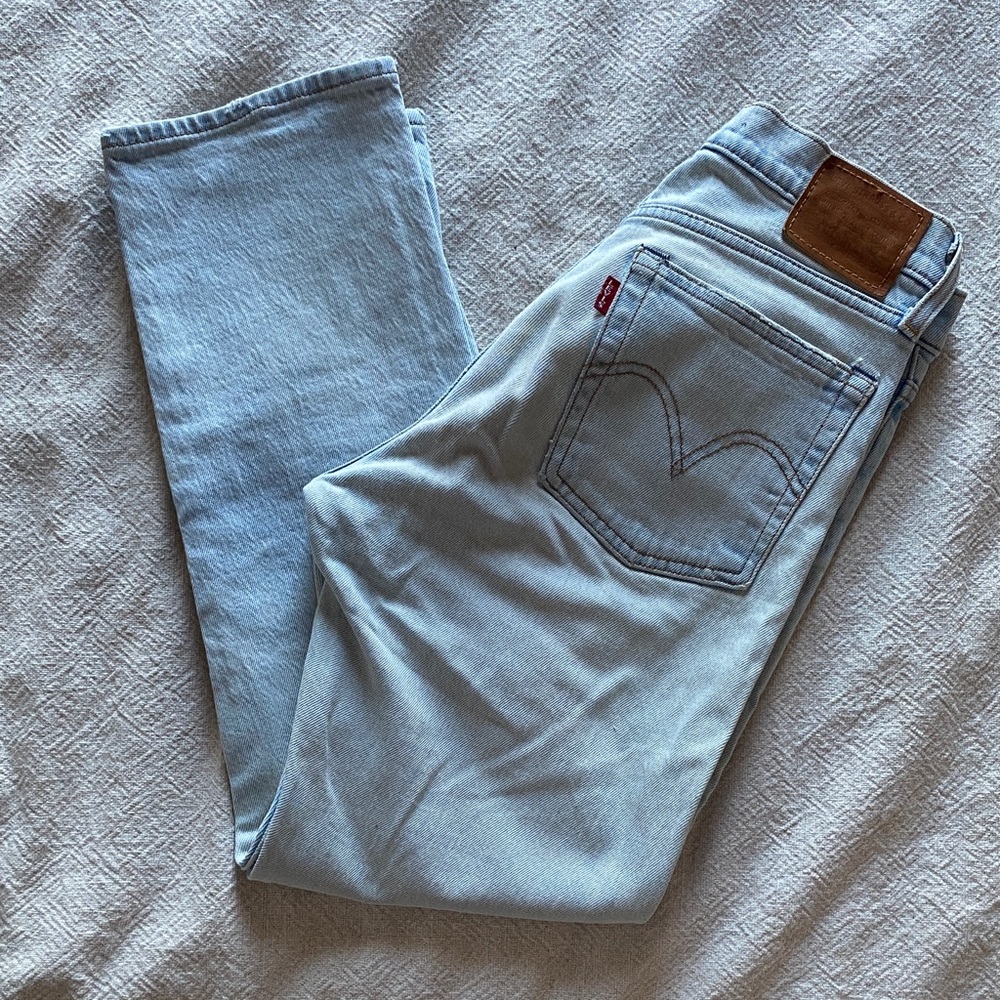 Levi's Pale Blue Jeans